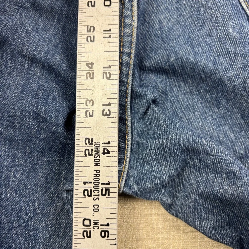Levis 505 Mens 38x34 Light Distress Jeans Thigh Fade ** Vintage Style ** Denim